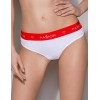 Хлопковые трусики-бразилиана Passion PS009 PANTIES WHITE, Цвет: белый, Размеры: L