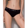 Хлопковые трусики-бразилиана Passion PS009 PANTIES BLACK, Цвет: черный, Размеры: XL