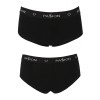 Хлопковые трусики-шорты Passion PS010 PANTIES BLACK, Цвет: черный, Размеры: L, изображение 4