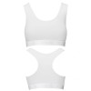 Хлопковый топ на широких лямках Passion PS010 TOP WHITE, Цвет: белый, Размеры: L, изображение 3
