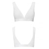 Хлопковый топ с открытой спиной Passion PS015 TOP WHITE, Цвет: белый, Размеры: S, изображение 3