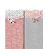 Трусы слипы мини в наборе (2шт) Janira COQUETTES vigor lace mini 1032216, Цвет: grey/rose, Размеры: S, изображение 2