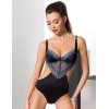 Боди с открытой спиной Passion GISELE BODY, Цвет: черный, Размеры: 2XL/3XL