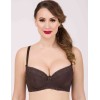 Бюстгальтер полумягкий Simona M 610 шоколад-сетка, Цвет: шоколад-сетка, Размеры: 85H, изображение 7