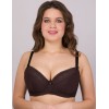 Бюстгальтер полумягкий Simona M 610 шоколад-сетка, Цвет: шоколад-сетка, Размеры: 85H, изображение 4