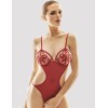 Красное сексуальное боди Anais CAILENE, Цвет: красный, Размеры: L/XL