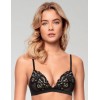 Треугольный бюстгальтер без косточек Infiore PIZZO 5010 luxury black, Цвет: luxury black (черный+беж), Размеры: 70B, изображение 3