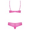 Откровенный комплект Obsessive ALABASTRA розовый, Цвет: розовый, Размеры: 2XL, изображение 4