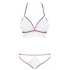 Сексуальный комплект Obsessive LILYANNE SET, Цвет: белый, Размеры: L/XL, изображение 3