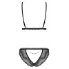 Кружевной комплект Obsessive MILLAGRO SET, Цвет: черный, Размеры: L/XL, изображение 4