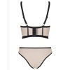 Сексуальный комплект Obsessive NUDELIA SET телесный, Цвет: телесный, Размеры: L/XL, изображение 4