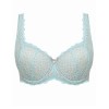 Кружевной бюстгальтер балконет Nipplex GAJA U, Цвет: бирюза, Размеры: 80C, изображение 4