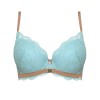 Бюстгальтер балконет пуш-ап Nipplex HELADIA P-UP, Цвет: бирюза, Размеры: 70C, изображение 5