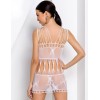 Эротическое платье сетка Passion BS 090 white, Цвет: белый, Размеры: S/M, изображение 2