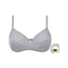 Бюстгальтер мягкий хлопковый Sielei NATURAL COTTON 1442 grigio melange, Цвет: grigio melange, Размеры: 95C, изображение 2