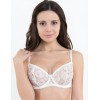 Кружевной мягкий бюстгальтер балконет Lina A 3069 молоко, Цвет: молоко, Размеры: 70E, изображение 5
