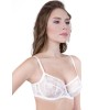 Бюстгальтер с мягкими кружевными чашками Lina A 6010 молоко, Цвет: молоко, Размеры: 70D, изображение 5