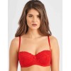 Бюстгальтер балконет анжелика Lina A 6035 красный, Цвет: красный, Размеры: 70F, изображение 5