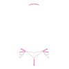 Откровенный комплект Obsessive CHAINTY SET, Цвет: розовый, Размеры: L/XL, изображение 4