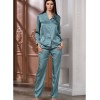 Атласный пижамный комплект Mia-Mella JULIA 8736 изумруд, Цвет: изумруд, Размеры: XL