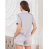 Атласный комплект с шортами Mia-Mella JULIA 8738 серый жемчуг, Цвет: серый жемчуг, Размеры: XL, изображение 2