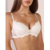 Кружевной бюстгальтер пуш-ап Orhideja 116-208 молоко, Цвет: молоко, Размеры: 70E
