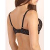 Бюстгальтер балконет Orhideja 118-371, Цвет: черный/пион, Размеры: 90G, изображение 2