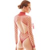 Эротическое боди-сетка Anais FORCA RED, Цвет: красный, Размеры: L/XL, изображение 2