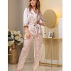 Комплект-тройка из шелка Mia-Amore MILINDA 3725, Цвет: жемчужно-розовый, Размеры: XL