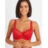 Бюстгальтер полумягкий Simona M 900 красный, Цвет: красный, Размеры: 75E, изображение 5