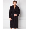 Теплый банный халат Aruelle FERNAND BLACK, Цвет: черный, Размеры: S