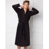 Теплый банный халат Aruelle FERNAND BLACK, Цвет: черный, Размеры: S, изображение 4