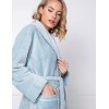 Теплый плюшевый халат Aruelle EMILY, Цвет: голубой, Размеры: XL, изображение 3