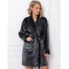 Теплый халат Aruelle EVE DARK GREY, Цвет: графит, Размеры: XS