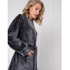 Теплый халат Aruelle EVE DARK GREY, Цвет: графит, Размеры: XS, изображение 3