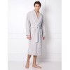 Теплый банный халат Aruelle FERNAND GREY, Цвет: серый, Размеры: 2XL, изображение 2