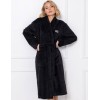 Теплый халат Aruelle KATE BLACK, Цвет: черный, Размеры: XL