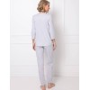 Пижамный комплект с брюками Aruelle MARTHINE, Цвет: серый, Размеры: XS, изображение 3