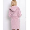 Теплый халат с капюшоном Aruelle PALOMA, Цвет: розовый, Размеры: XS, изображение 2