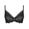 Бюстгальтер балконет с пуш-ап вкладышем Esotiq 38813 ROSINE черный, Цвет: черный, Размеры: 70B, изображение 4