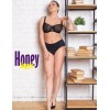 Бюстгальтер балконет мягкий Honey H40-21-L черный, Цвет: черный, Размеры: 75A, изображение 3