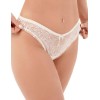Трусы стринги Simona M 003 молоко-сетка, Цвет: молоко-сетка, Размеры: XL