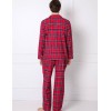 Хлопковый пижамный комплект Aruelle DAREN, Цвет: красный, Размеры: L, изображение 3