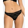 Трусы стринги Esotiq 38816 ROSINE черный, Цвет: черный, Размеры: S