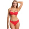 Раздельный купальник бандо Jolidon BORACAY RF92U 20 красный, Цвет: красный, Размеры: 80B