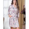 Халат-кимоно из шелка Mia-Amore MIRACLE 3544, Цвет: жемчужно-розовый, Размеры: 2XL/3XL
