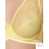Кружевной мягкий бюстгальтер VOVA SUN V50611, Цвет: лимонное мороженое, Размеры: 80B, изображение 2