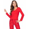 Пижама женская с брюками Donna MIKA red, Цвет: красный, Размеры: S
