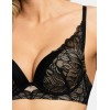 Бюстгальтер балконет с пуш-ап Esotiq ALLOURE 39156 черно-бежевый, Цвет: черно-бежевый, Размеры: 65C, изображение 2