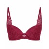 Бюстгальтер балконет с пуш-ап Esotiq ALLOURE 39156 вишневый, Цвет: вишневый, Размеры: 65C, изображение 4